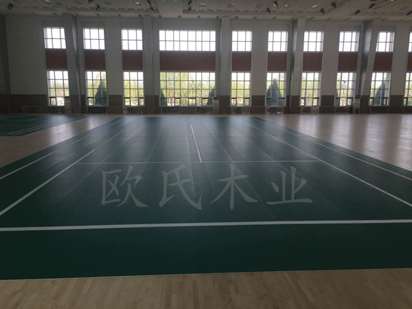 寧夏銀川消防總隊培訓基地室內體育館運動木地板案例